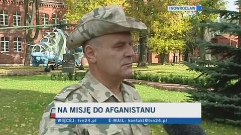 O misji żołnierzy mówi płk. Jerzy Niestrata