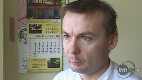 O nowych pacjentach mówiu Krzysztof Popławski, dyrektor ds. medycznych szpitala Wojewódzkiego w Przemyślu