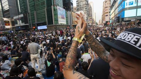 O protestach opowiadała w TVN24 mieszkająca w Hongkongu Polka 