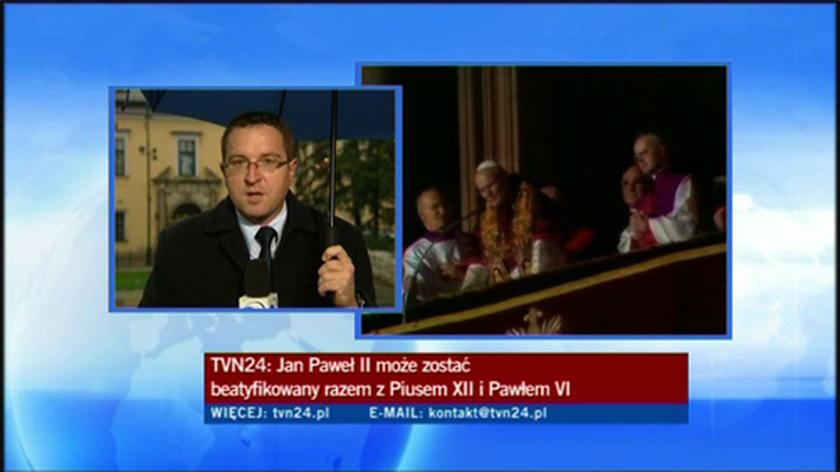 O trzech papieżach dziennikarz TVN24