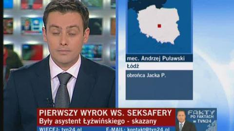 Obrońca Jacka P.: wszystko wskazywało na uniewinnienie