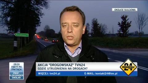 Okolice Sulejowa w woj. łódzkim (TVN24)