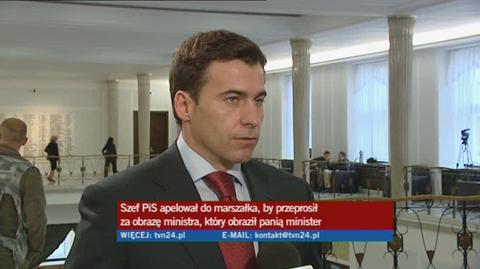 Olejniczak: Minister Duda zachował się niegrzecznie