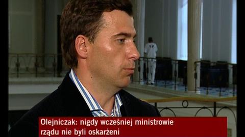 Olejniczak: to dowód na patologie rządu