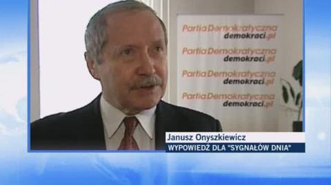 Onyszkiewicz: szef MSZ nie powinien mieć podwójnego obywatelstwa