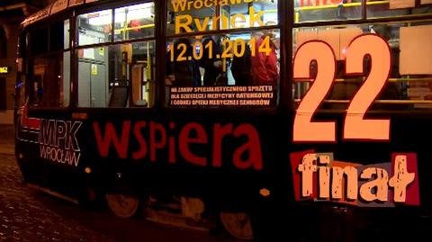 Orkiestrowy tramwaj ruszył chwilę po północy we Wrocławiu