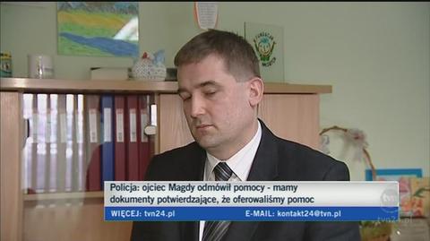 Ośrodek pomocy w Sosnowcu potwierdza, że wysłał psychologa (TVN24)