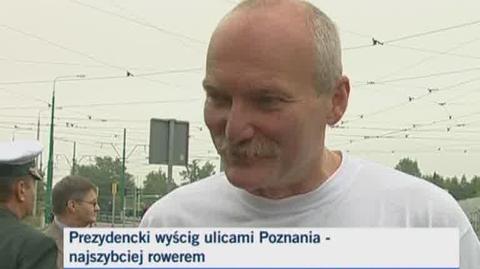 Ostatni do mety dobiegł wiceprezydent Maciej Frankiewicz