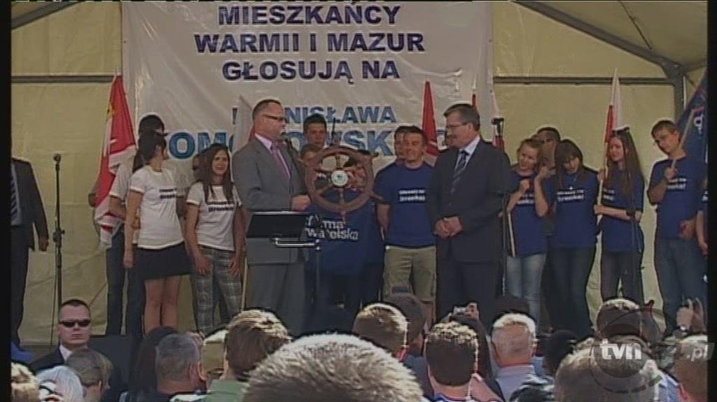 Ostatni dzień kampanii marszałka Komorowskiego