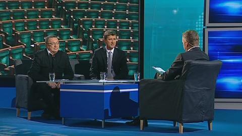 Palikot i Gadzinowski o deklaracji premiera (TVN24)