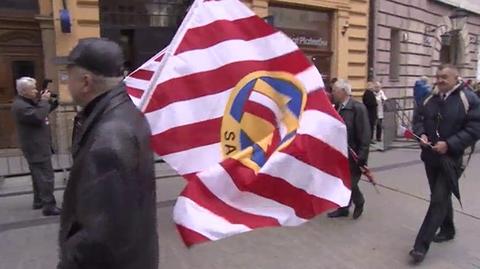 Patriotyczny pochód w Krakowie 