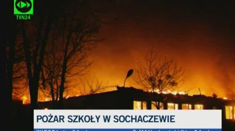 Paweł Frątczak ze straży pożarnej (TVN24)