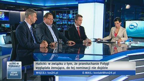 Paweł Poncyljusz o nagonce na Fotygę (TVN24)