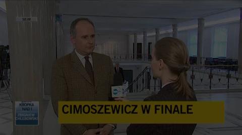 Paweł Zalewski o kandydaturze Cimoszewicza