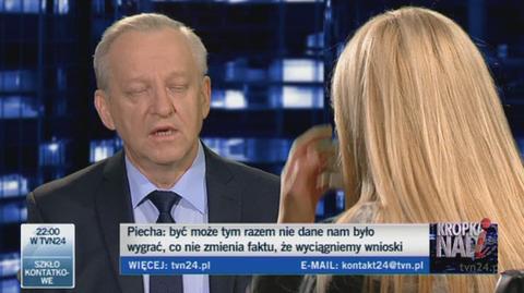 Piecha: Statystycznie geje powinni być też w poprzednim Sejmie/TVN24