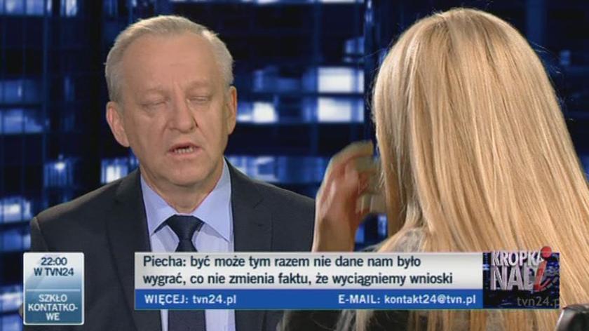 Piecha: Statystycznie geje powinni być też w poprzednim Sejmie/TVN24
