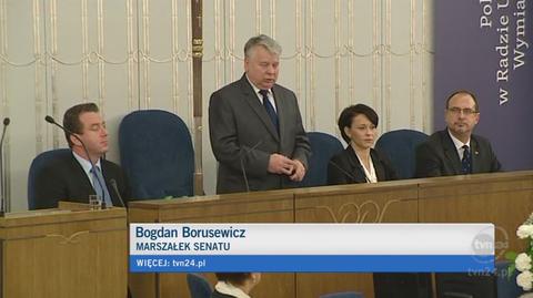 Pierwsze posiedzenie Senatu (TVN24)