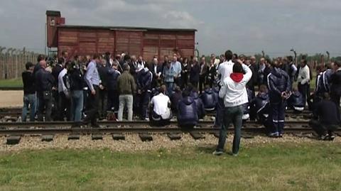 Piłkarze w hitlerowskim obozie Auschwitz-Birkenau