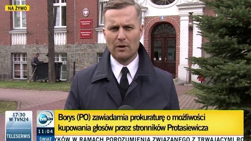 Piotr Borys zawiadamia prokuraturę o możliwości kupowania głosów