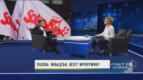 Piotr Duda o słowach Lecha Wałęsy