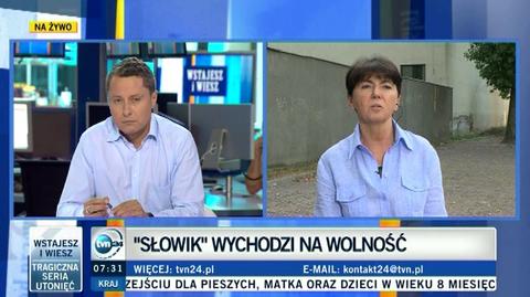 Piwnik o wyjściu na wolność "Słowika" 