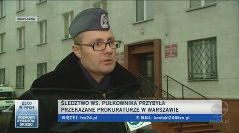 Płk Zbigniew Rzepa z Naczelnej Prokuratury Wojskowej w Warszawie o przejęciu śledztwa (TVN24)