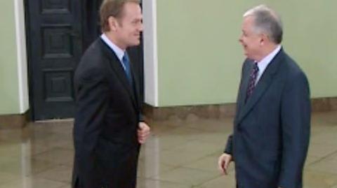 Po 15.30 rozpoczęło się spotkanie prezydenta Lecha Kaczyńskiego z premierem Donaldem Tuskiem