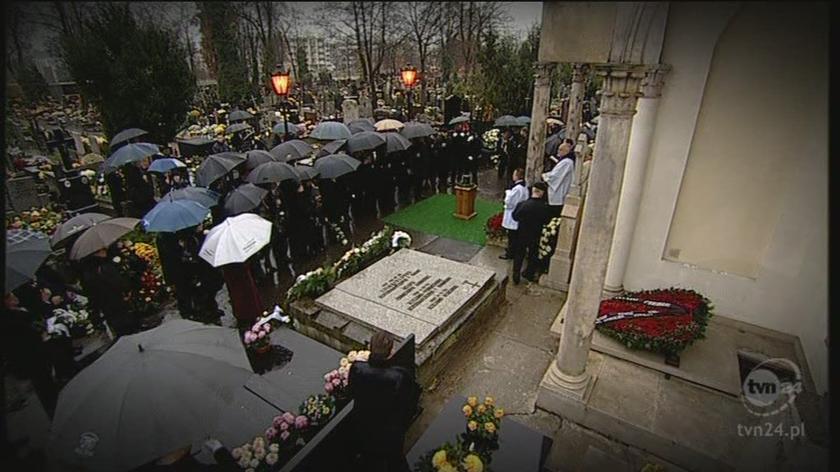 Pogrzeb Jana Wejcherta, 9 listopada 2009 rok, warszawski Wilanów