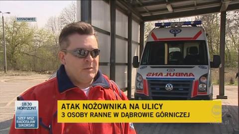 Poitr Koźbiał, lekarz ratownictwa medycznego (TVN24)