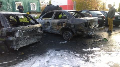 Policja bada sprawę spalonych aut w Gdańsku