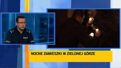 Policja mówi o nieszcześliwym wypadku (TVN24)