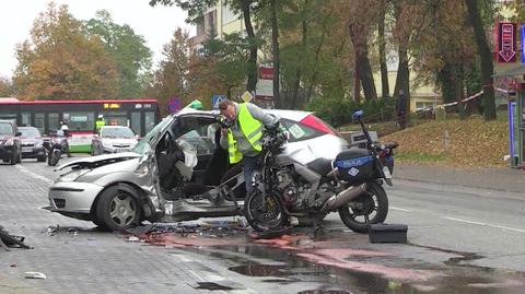 Policjant zginął w wypadku na motocyklu
