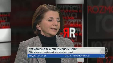 Politycy krytycznie o działaniach minister Joanny Muchy (TVN24)