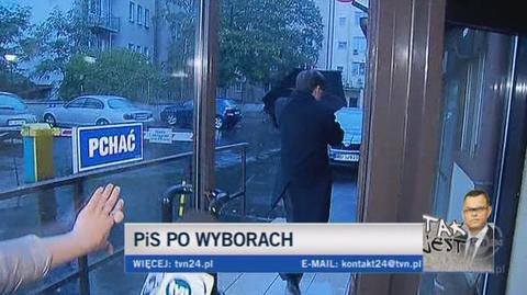 Politycy zamiast o wyborach, mówili o pogodzie (TVN24)