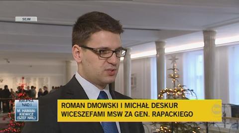 Polityk PiS o "sadystycznym zachowaniu" ministra Cichockiego (TVN24)