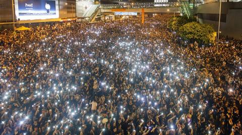 Polka mieszkająca w Hongkongu: ludzie spontanicznie wyszli na ulice