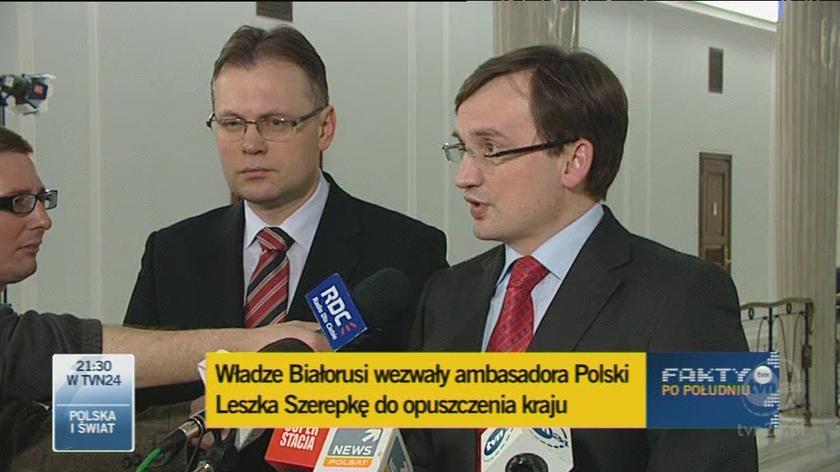 Polscy politycy o wyrzuceniu ambasadora RP z Mińska (TVN24)