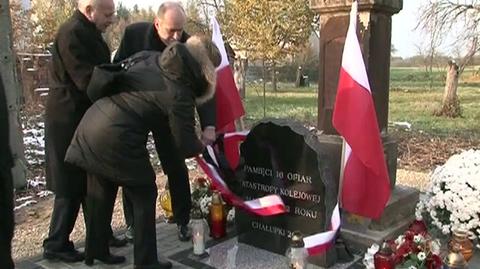 Pomnik ku czci ofiar katastrofy pod Szczekocinami