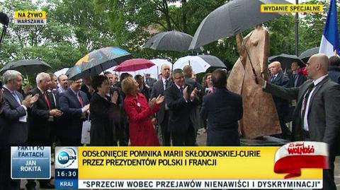 Pomnik Marii Curie-Skłodowskiej odsłonięty