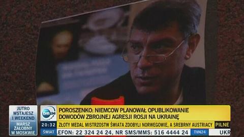 Poroszenko: Borys Niemcow się nie bał 