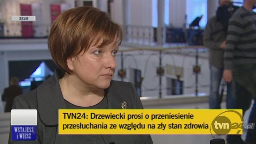 Posłanka PiS Beata Kempa o wniosku Drzewieckiego