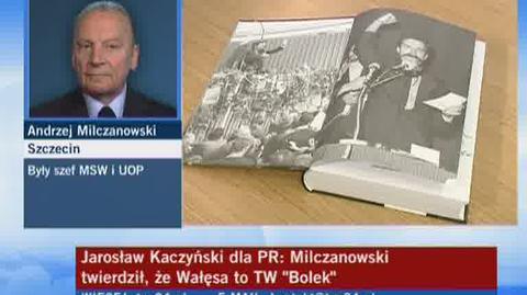 Posłuchaj całej wypowiedzi Andrzeja Milczanowskiego o "kłamstwie Kaczyńskiego"