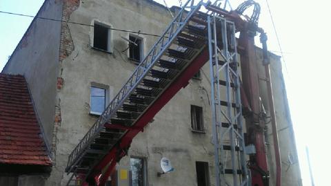 Pożar mieszkania w Jedlinie-Zdroju