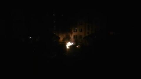 Pożar samochodów w Gdańsku