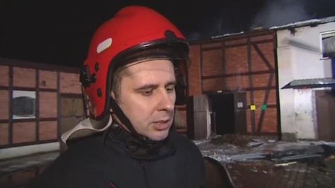 Pożar stadniny konii w Redzie/TVN24