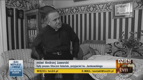 Prałata Jankowskiego wspomina były prezes Stoczni Gdańsk Andrzej Jaworski