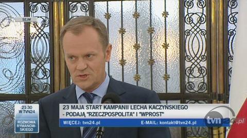Premier ma intuicję/TVN24