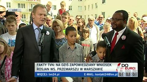 Premier o marszu rosyjskich kibiców