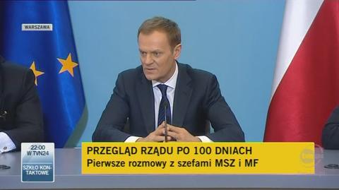 Premier o swoich dycyzjach/TVN24