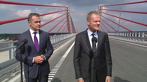 Premier otwiera most w Kwidzynie